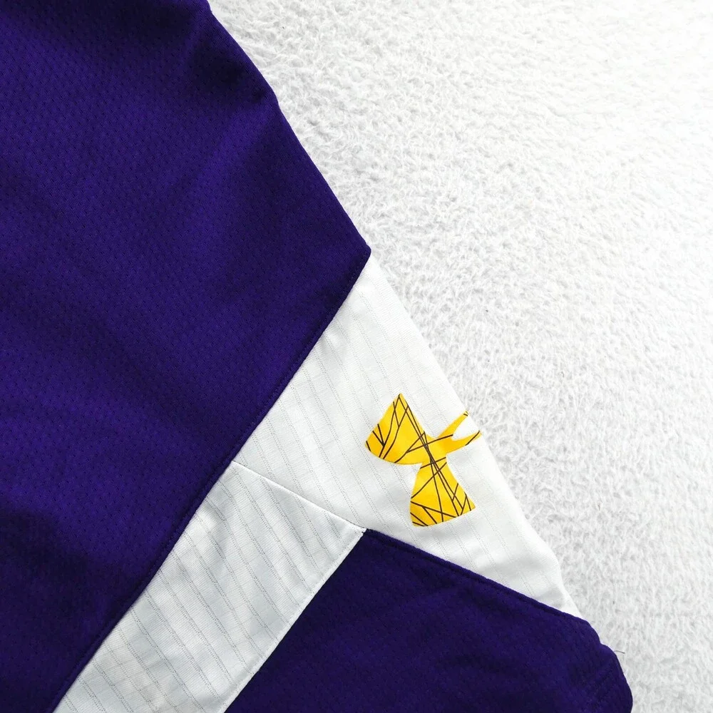 Under Armour Shorts Small Loose Mens Purple‎ Athletic Basketball Gym Vtg Lakers